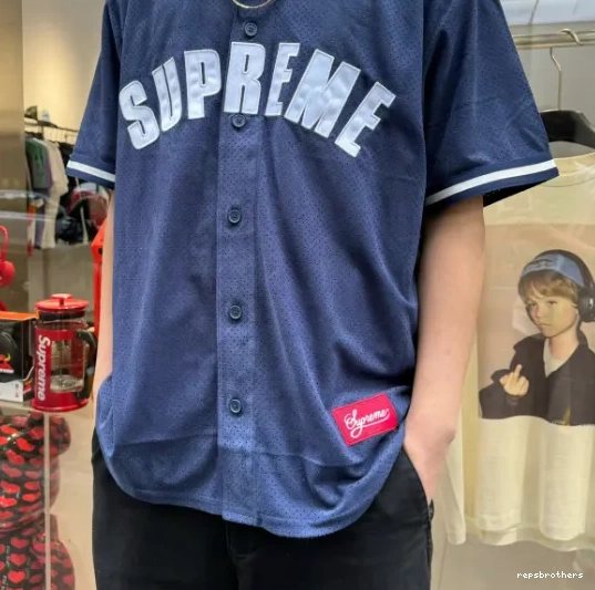 mesh BASEBALL 24SS JERSEY short sleeved MESH ULTRASUDE suede baseball 0612